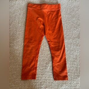 Primary Vibrant Orange Kids Leggings